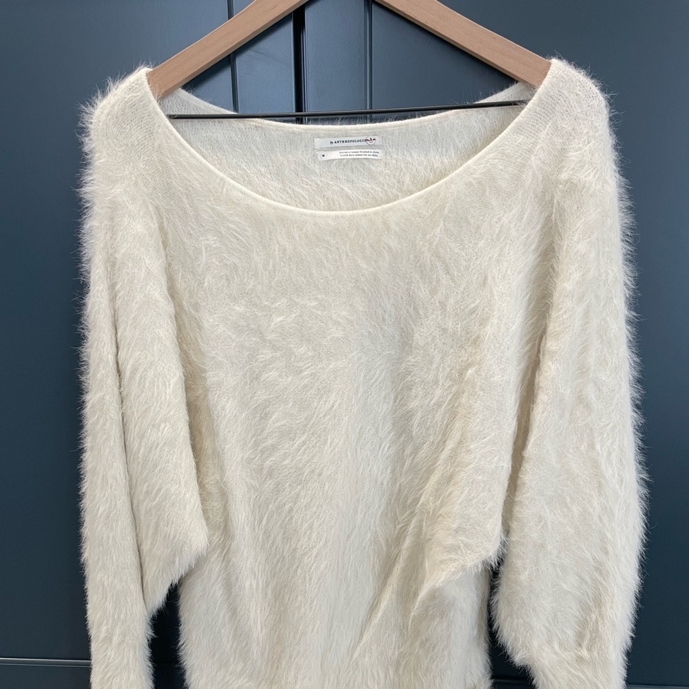 Cream anthropology sweater